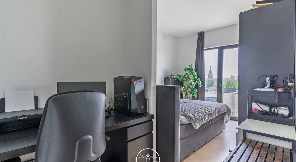 Appartement met 2 slaapkamers en 2 terrassen te Gent