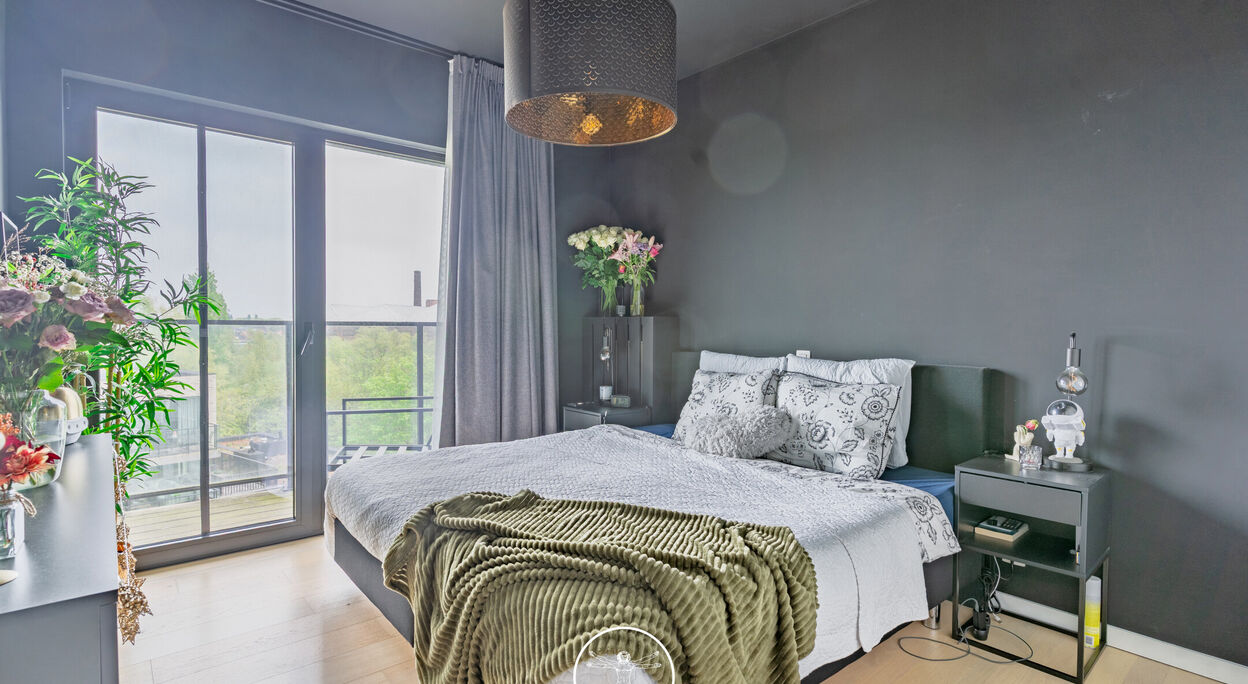 Appartement met 2 slaapkamers en 2 terrassen te Gent