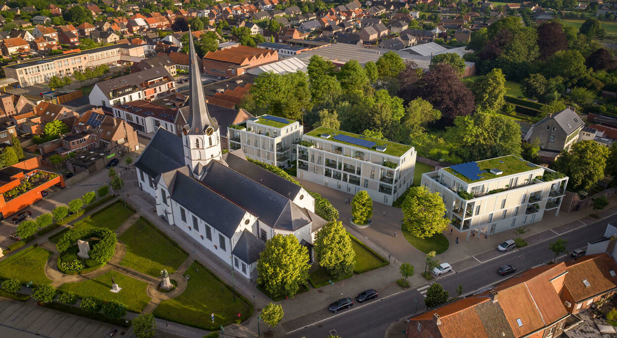 Gelijkvloerse verdieping te koop in Evergem