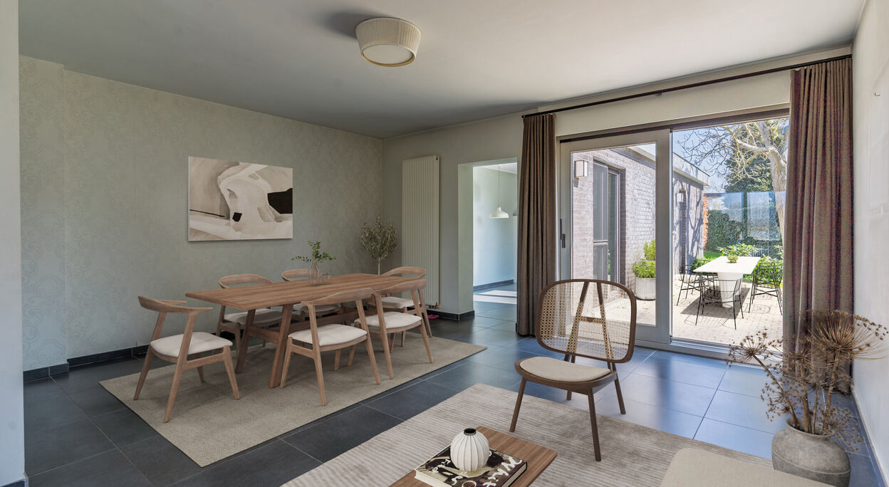 Woning met 3 ruime slaapkamers, carport en tuin te Afsnee