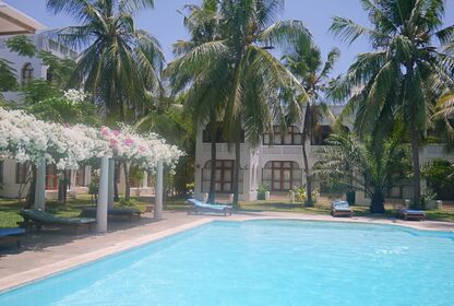 Appartement met terras en zwembad te Diani Beach in Kenia